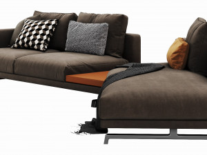 molteni c octave sectional 3D Model