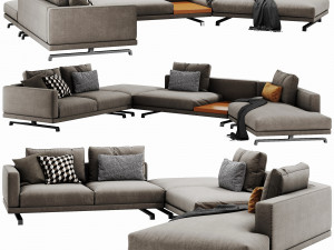molteni c octave sectional 3D Model