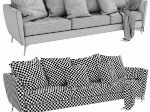 boconcept osaka 3 seater 3D Модель
