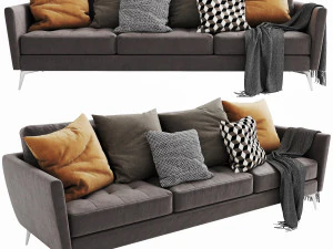 boconcept osaka 3 seater 3D Model