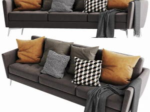 boconcept osaka 3 seater 3D Model