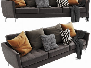 boconcept osaka 3 seater 3D Модель