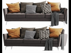boconcept osaka 3 seater 3D Model
