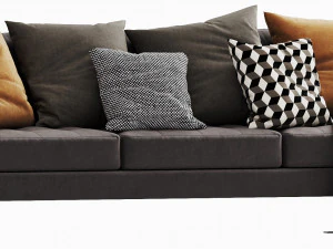 boconcept osaka 3 seater 3D Model