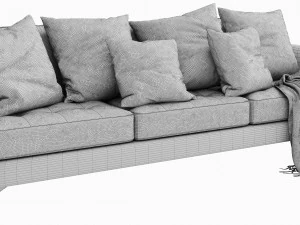 boconcept osaka 3 seater 3D Model