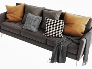 boconcept osaka 3 seater 3D Model