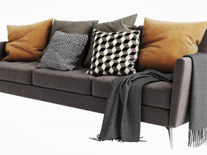 boconcept osaka 3 seater 3D Модель