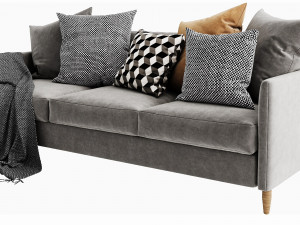 boconcept indivi 3 seater Model 3D
