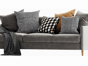 boconcept indivi 3 seater 3D Model