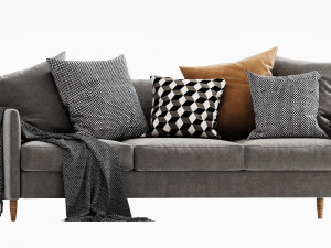 boconcept indivi 3 seater Model 3D