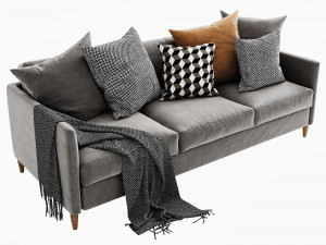 boconcept indivi 3 seater Model 3D
