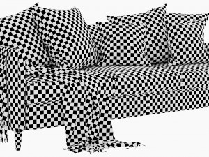 boconcept indivi 3 seater Model 3D