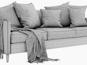 boconcept indivi 3 seater Model 3D