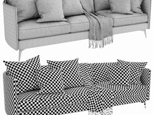 boconcept osaka 3 seater 3D Model