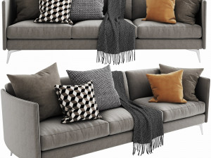 boconcept osaka 3 seater Modelo 3D
