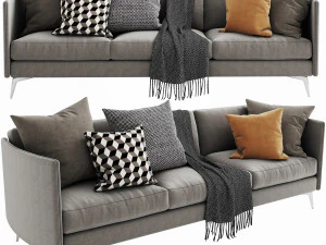 boconcept osaka 3 seater 3D Model