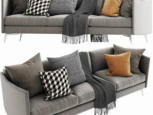 boconcept osaka 3 seater 3D Model