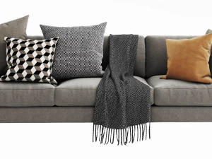 boconcept osaka 3 seater 3D Model