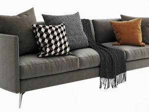 boconcept osaka 3 seater 3D Model