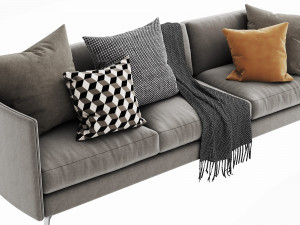 boconcept osaka 3 seater Modelo 3D