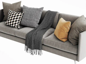 boconcept osaka 3 seater 3D Model