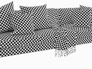 boconcept osaka 3 seater 3D Model