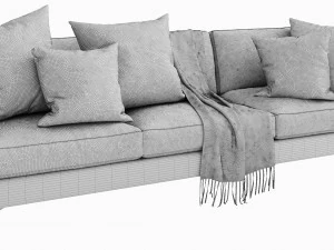 boconcept osaka 3 seater 3D Model