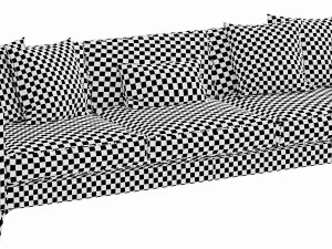 boconcept osaka 3 seater 3D Model