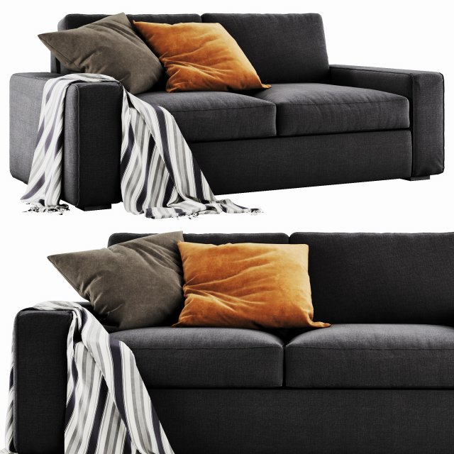 ikea kivik Model 3D .c4d .max .obj .3ds .fbx .stl .blend 