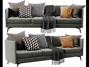 boconcept osaka 3 seater 3D Model