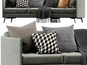 boconcept osaka 3 seater Model 3D