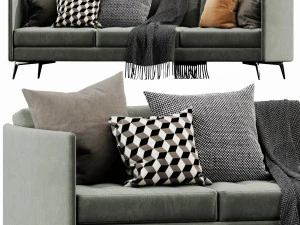 boconcept osaka 3 seater 3D Model