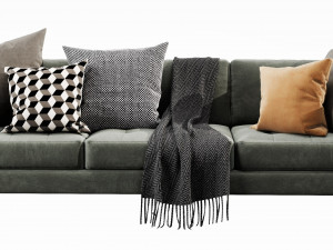 boconcept osaka 3 seater Model 3D