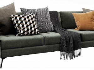 boconcept osaka 3 seater Model 3D