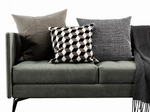 boconcept osaka 3 seater Model 3D