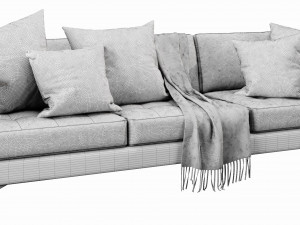 boconcept osaka 3 seater Model 3D