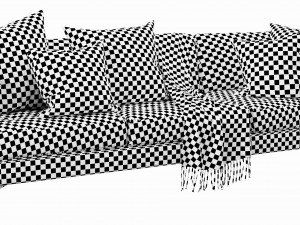boconcept osaka 3 seater Model 3D