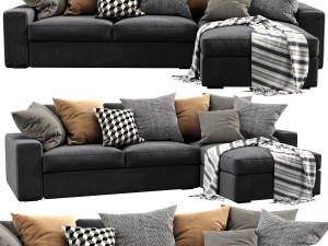 ikea kivik chaise lounge Model 3D