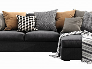 ikea kivik chaise lounge Model 3D
