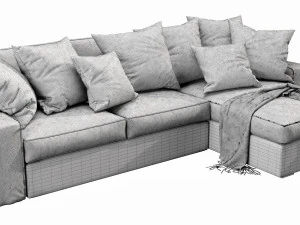 ikea kivik chaise lounge 3D Model