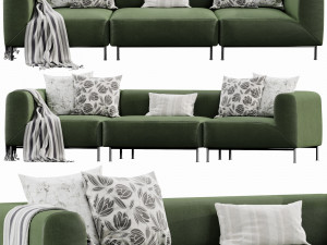 boconcept miami 3 seater 3D Модель