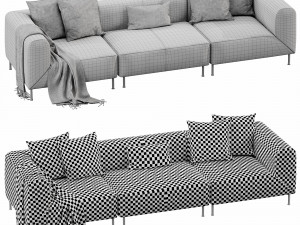 boconcept miami 3 seater 3D Модель