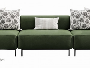 boconcept miami 3 seater 3D Модель