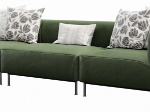 boconcept miami 3 seater 3D Модель