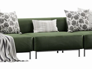 boconcept miami 3 seater 3D Model