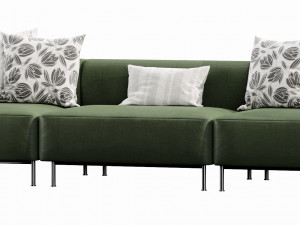 boconcept miami 3 seater 3D Модель