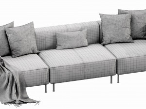 boconcept miami 3 seater 3D Модель