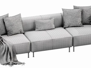 boconcept miami 3 seater 3D Model