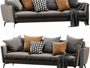 boconcept miami 3 seater 3D Model