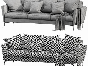 boconcept miami 3 seater 3D Модель